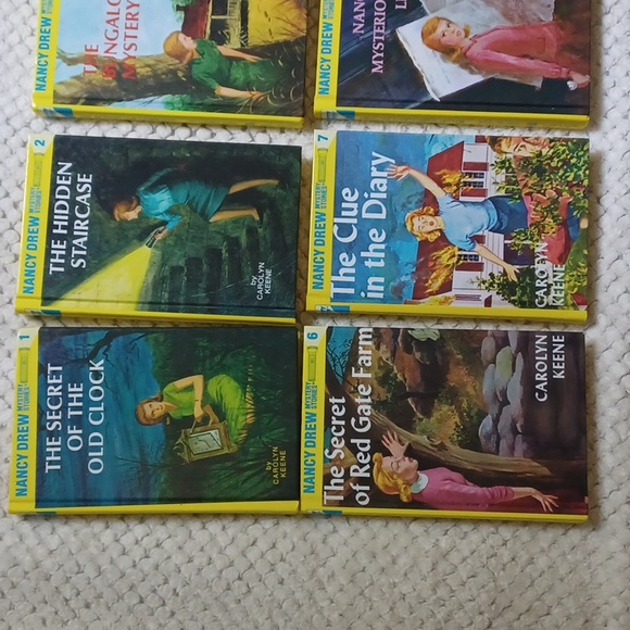 Nancy Drew Mystery Stories hard cover complete set volumes 1 through 10 - Picture 3 of 5